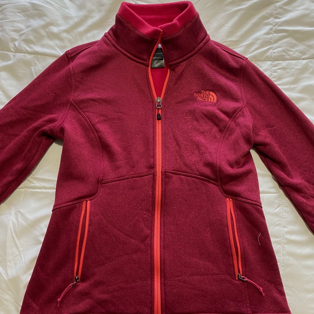 North Face Fleece Lined Zip Jacket